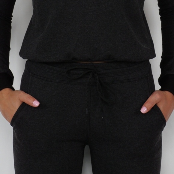 Soft jeggings with adjustable drawstring dark gray - Picture 3 of 4